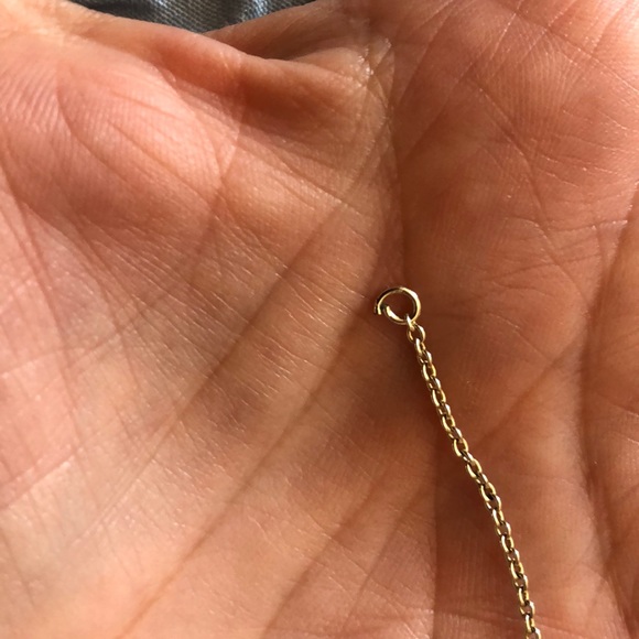 Druzy Charcoal Gray and Gold Necklace - Picture 10 of 15